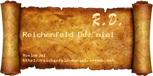 Reichenfeld Dániel névjegykártya